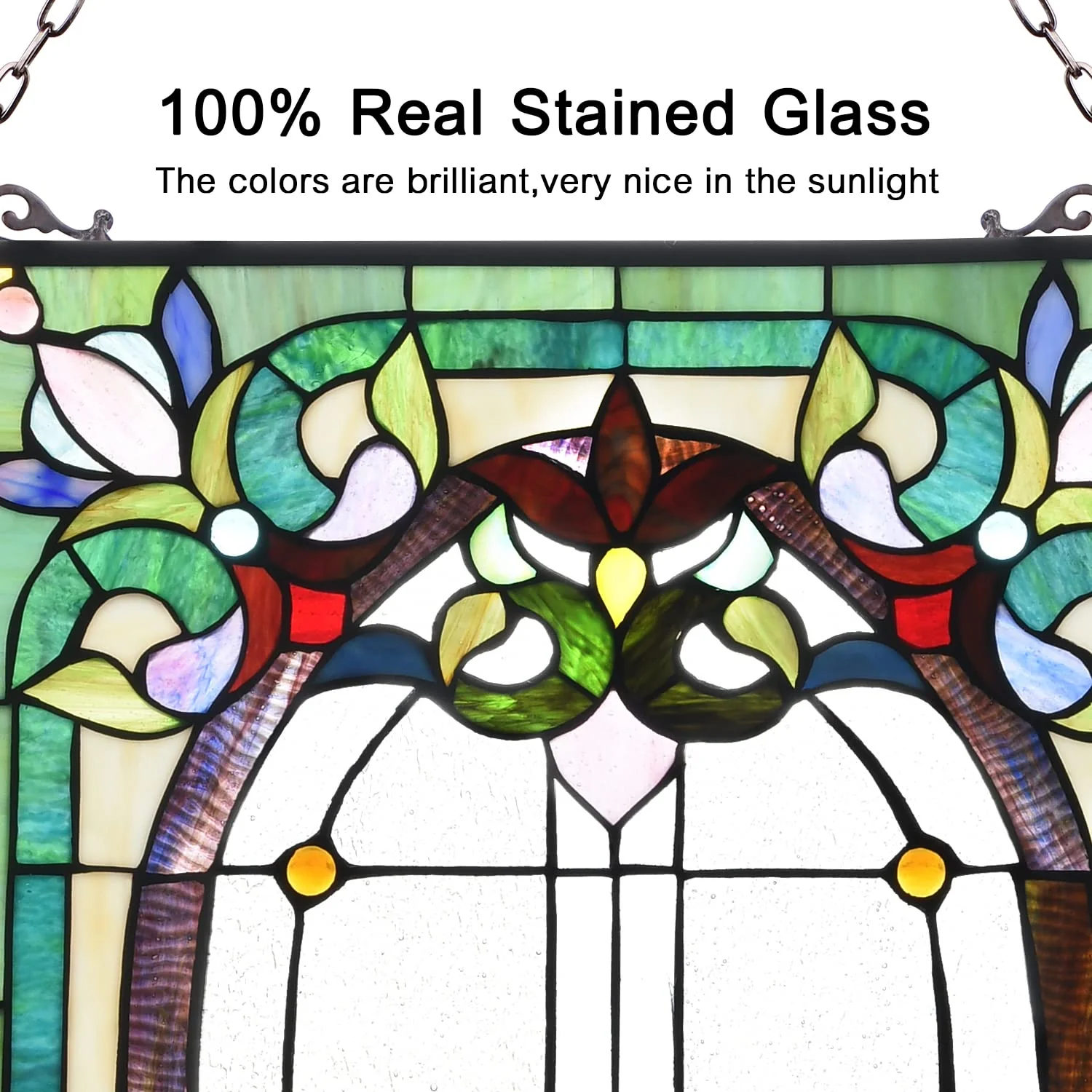 Capulina Dancing Style Stained Glass Window Hangings Fine Handicrafts - Image 5