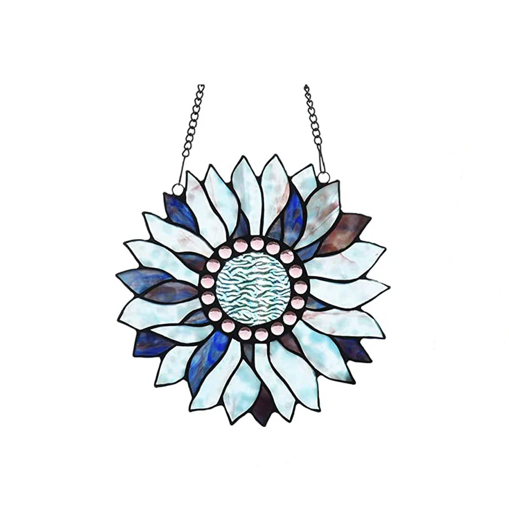 Capulina Sunflower Stained Glass Window Hangings - Image 18