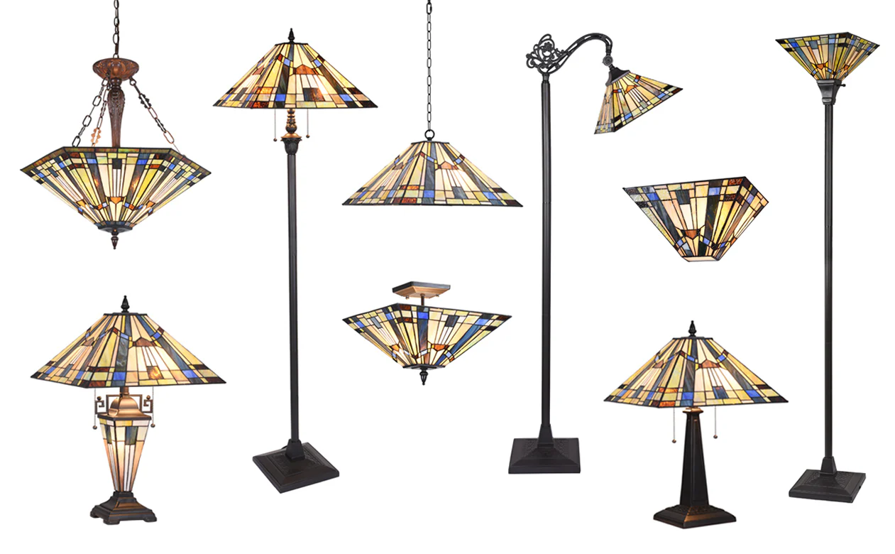 Capulina Tiffany Pendant Light Fixtures 12 Inch Wide Green Blue Style Stained Glass Hanging Lamp Decor for Kitchen Island Dining Room Bar Hallway Study - Image 8